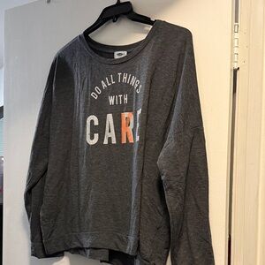 Old Navy Gray Long Sleeve Tee